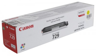 Заправить картридж Cartridge 729Y Canon LBP 7010, 7018 i-Sensys