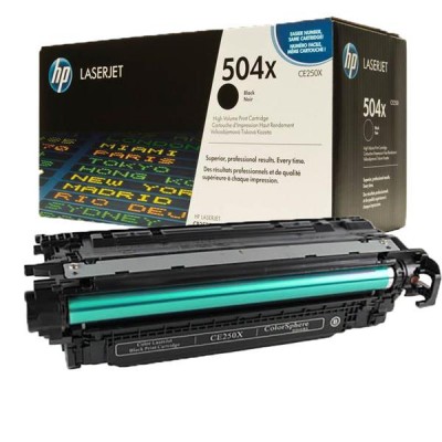 Заправить картридж HP CE250X (504X) HP Color LaserJet CM3530, CP3520, 3525