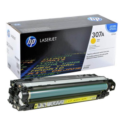 Заправить картридж HP CE742A (307A) HP Color LaserJet CP5220, 5221, 5223, 5225, 5227, 5229