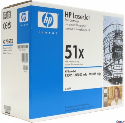 Заправить картридж HP Q7551X (51X) HP LaserJet M3027, 3035, P3005 
