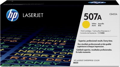 Заправить картридж HP CE402A (507A) HP Color LaserJet M551 Enterprise 500 color Printer