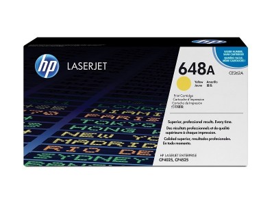 Заправить картридж HP CE262A (648A) HP Color LaserJet CM4540, CP4020, 4025, 4520, 4525